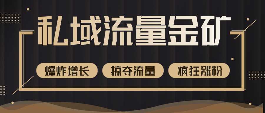 价值2200元私域流量的金矿，循环获取各大媒体精准流量，无限复制网红的精准流量！-玻哥网络技术工作室