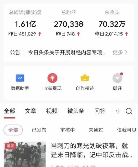 图片[2]-2022年最新中视频变现最稳最长期的项目，一个账号月入几万很简单-玻哥网络技术工作室