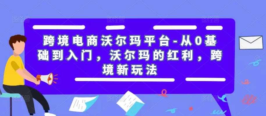 跨境电商沃尔玛平台-从0基础到入门，沃尔玛的红利，跨境新玩法-玻哥网络技术工作室