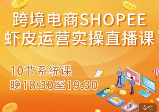 跨境电商Shopee虾皮运营实操直播课，从零开始学，入门到精通（10节系统课）-玻哥网络技术工作室