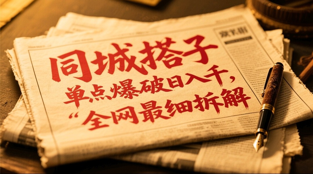 同城搭子群19.9单点爆破日入千，搭子组局月入万，全网最细拆解-玻哥网络技术工作室
