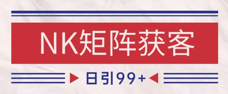 小红书某音NK赛道引流获客 自热矩阵日引200+【揭秘】-玻哥网络技术工作室