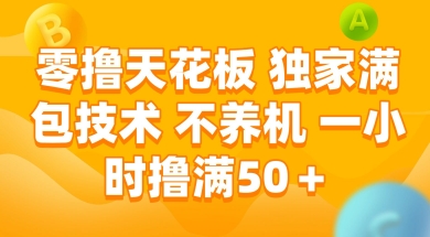 零撸天花板，独家满包技术 不养机 一小时撸满50+【揭秘】-玻哥网络技术工作室