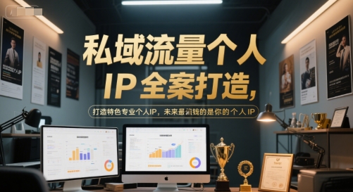 私域流量个人IP全案打造，打造特色专业个人IP，未来最值钱的是你的个人IP-玻哥网络技术工作室