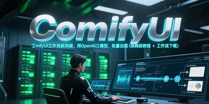 ComfyUI工作流新突破，用OpenAI三模型，批量出图(保姆级教程+工作流下载-玻哥网络技术工作室